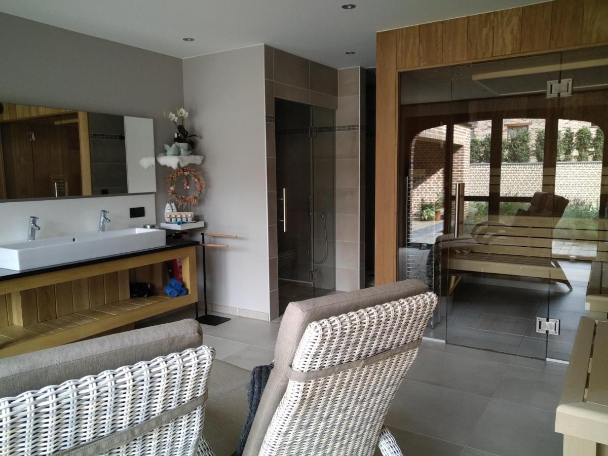 Vakantiewoning Mierzicht Met Prive Wellness Haspengouw Boekhout ภายนอก รูปภาพ